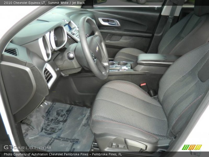 Summit White / Jet Black 2010 Chevrolet Equinox LT