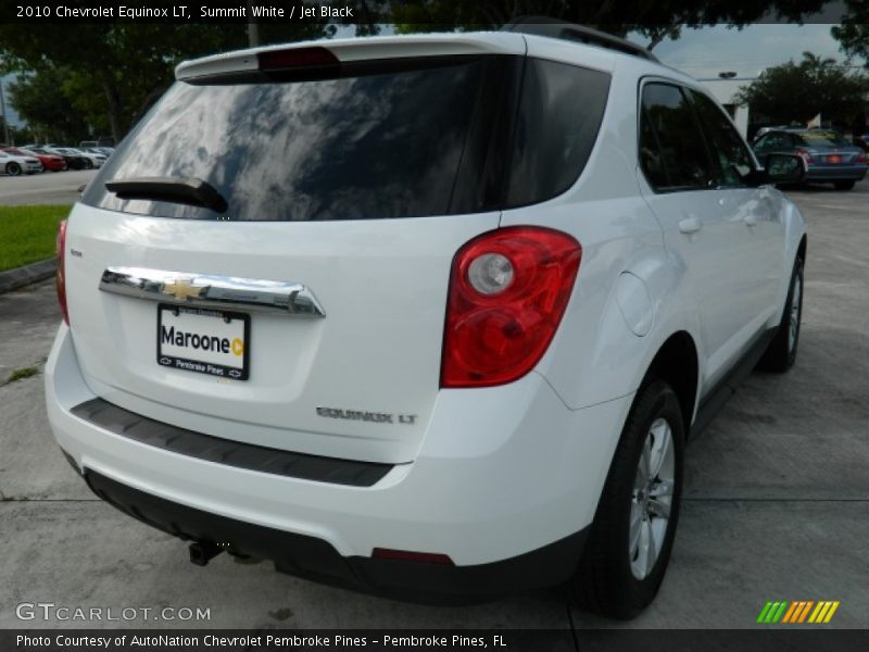 Summit White / Jet Black 2010 Chevrolet Equinox LT
