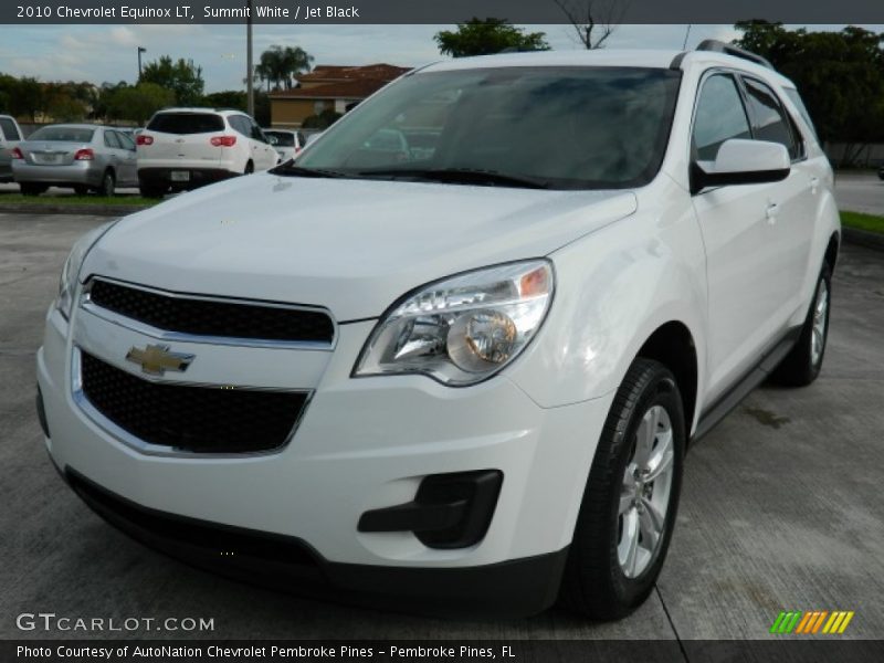 Summit White / Jet Black 2010 Chevrolet Equinox LT