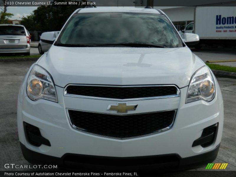 Summit White / Jet Black 2010 Chevrolet Equinox LT
