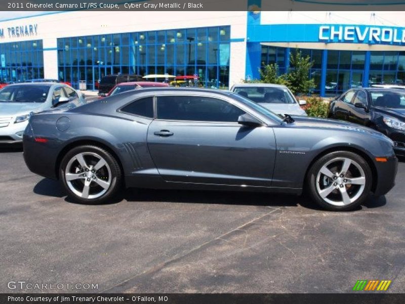 Cyber Gray Metallic / Black 2011 Chevrolet Camaro LT/RS Coupe