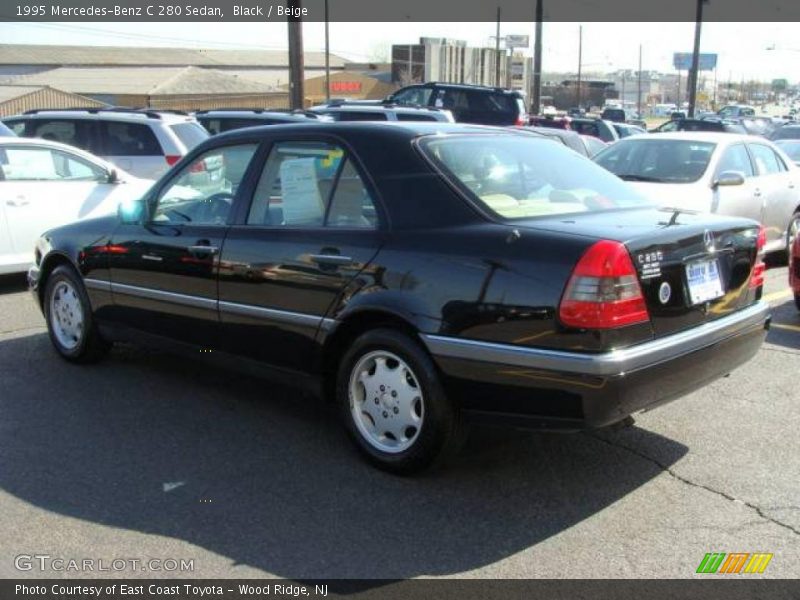 Black / Beige 1995 Mercedes-Benz C 280 Sedan