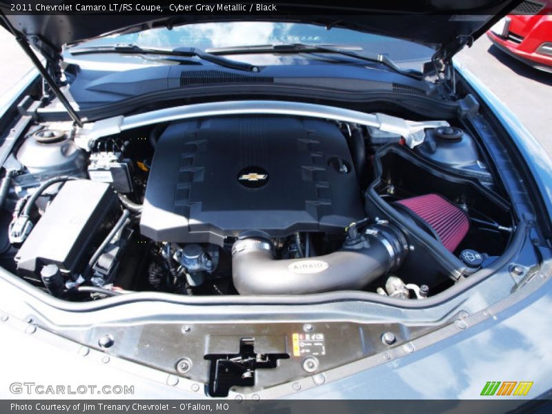Cyber Gray Metallic / Black 2011 Chevrolet Camaro LT/RS Coupe