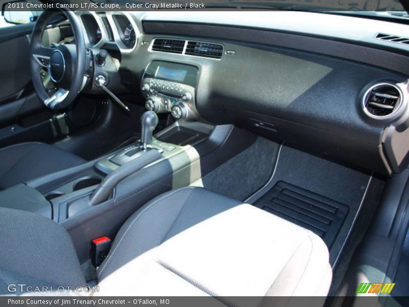 Cyber Gray Metallic / Black 2011 Chevrolet Camaro LT/RS Coupe