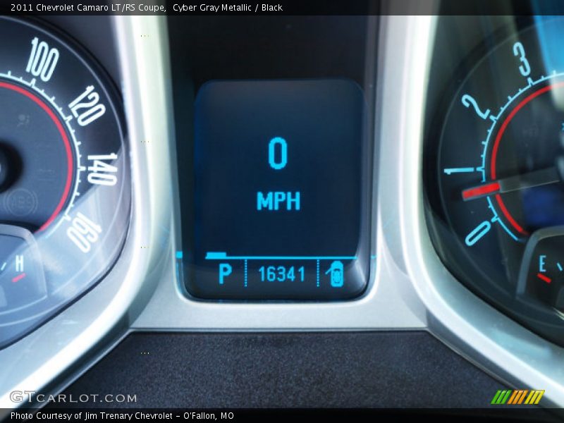 Cyber Gray Metallic / Black 2011 Chevrolet Camaro LT/RS Coupe