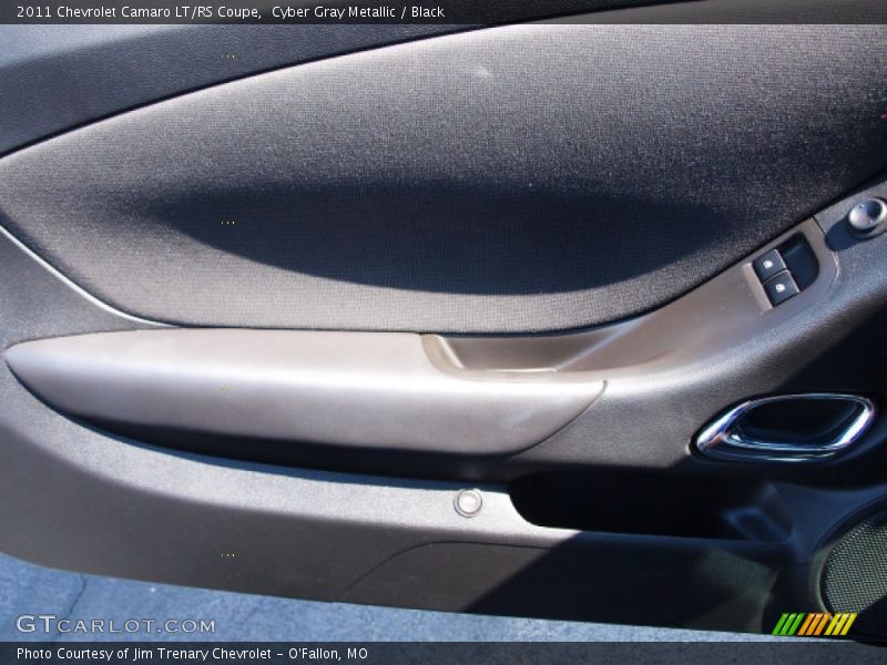 Cyber Gray Metallic / Black 2011 Chevrolet Camaro LT/RS Coupe