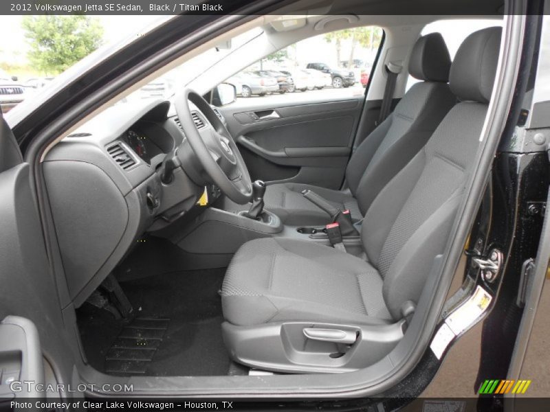Black / Titan Black 2012 Volkswagen Jetta SE Sedan