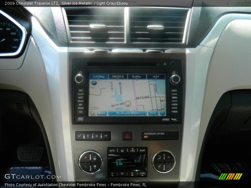 Silver Ice Metallic / Light Gray/Ebony 2009 Chevrolet Traverse LTZ