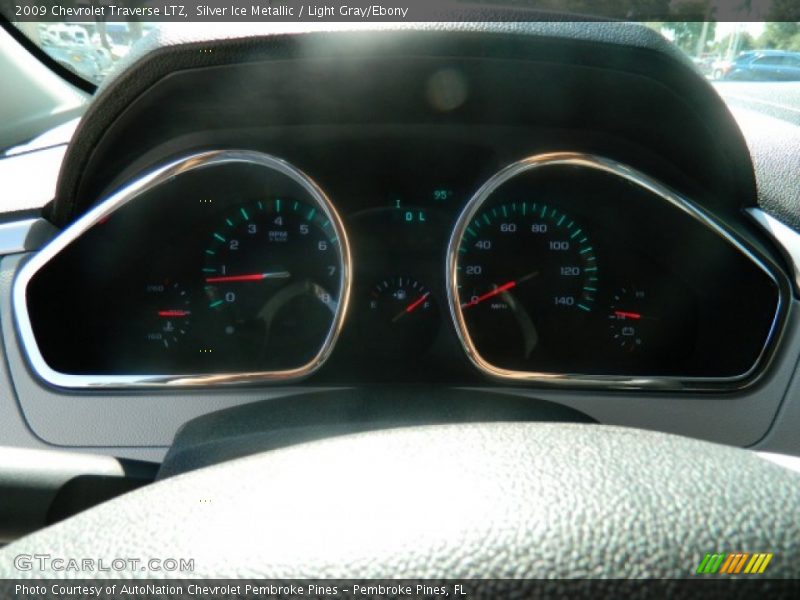 Silver Ice Metallic / Light Gray/Ebony 2009 Chevrolet Traverse LTZ