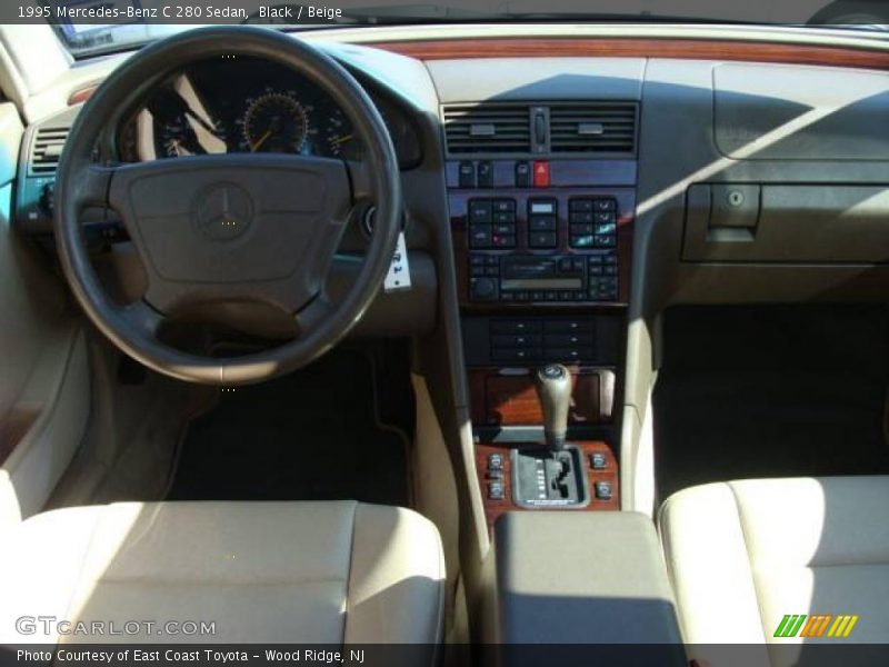 Black / Beige 1995 Mercedes-Benz C 280 Sedan