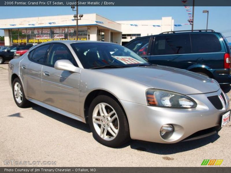 Liquid Silver Metallic / Ebony 2006 Pontiac Grand Prix GT Sedan