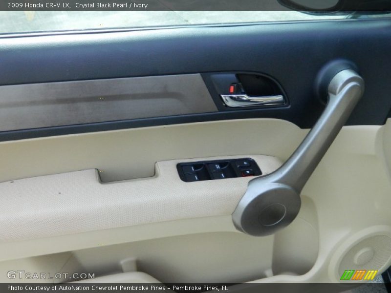 Crystal Black Pearl / Ivory 2009 Honda CR-V LX