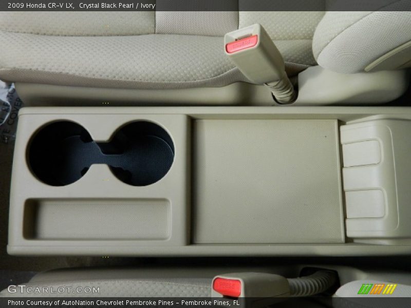 Crystal Black Pearl / Ivory 2009 Honda CR-V LX