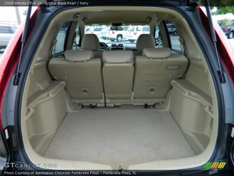 Crystal Black Pearl / Ivory 2009 Honda CR-V LX