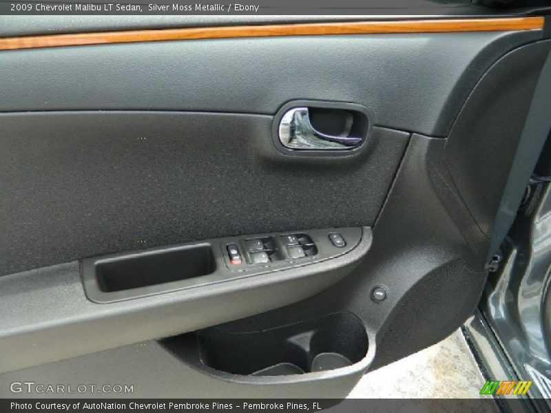 Silver Moss Metallic / Ebony 2009 Chevrolet Malibu LT Sedan