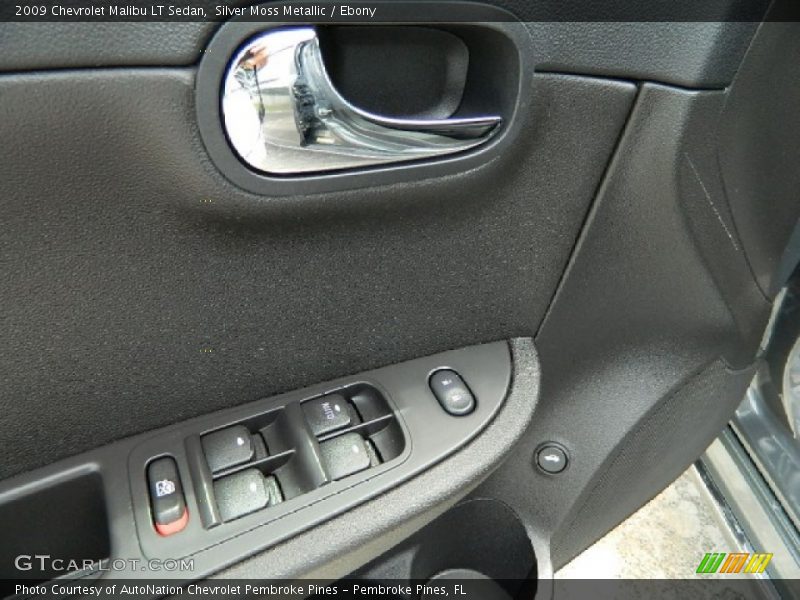 Silver Moss Metallic / Ebony 2009 Chevrolet Malibu LT Sedan