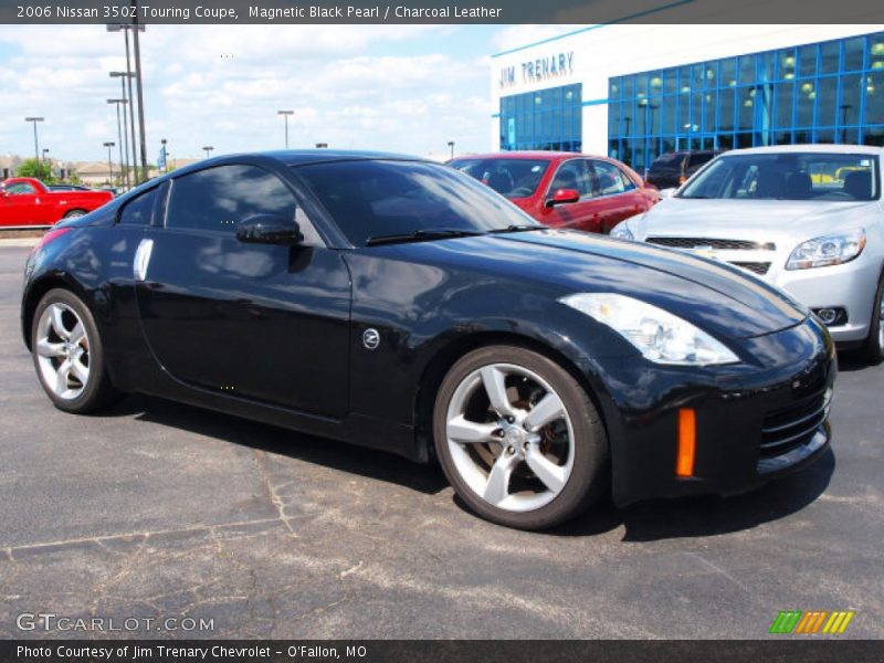 Magnetic Black Pearl / Charcoal Leather 2006 Nissan 350Z Touring Coupe
