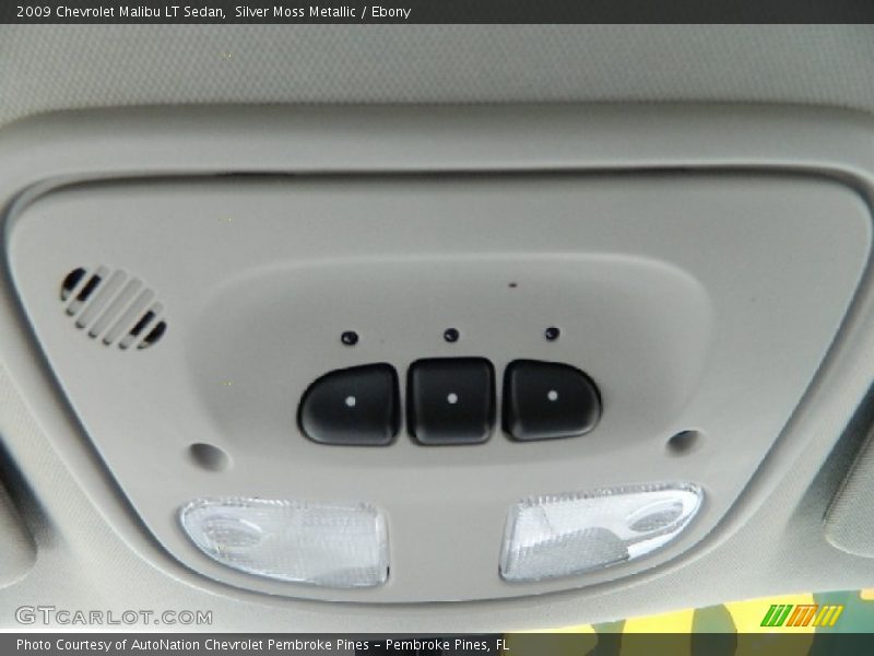 Silver Moss Metallic / Ebony 2009 Chevrolet Malibu LT Sedan
