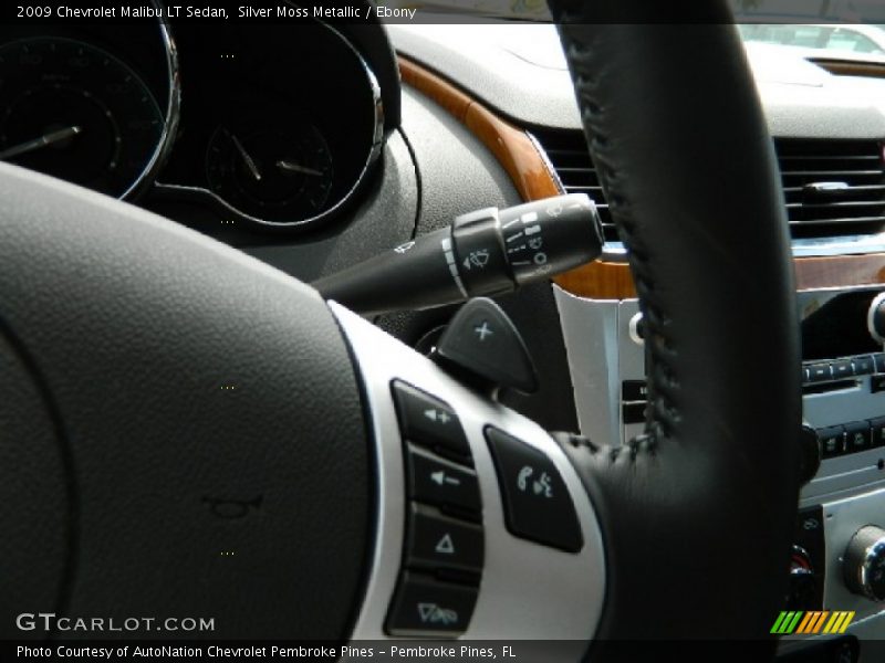 Silver Moss Metallic / Ebony 2009 Chevrolet Malibu LT Sedan