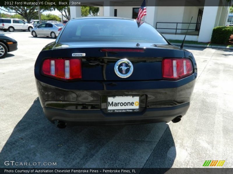 Black / Stone 2012 Ford Mustang V6 Coupe