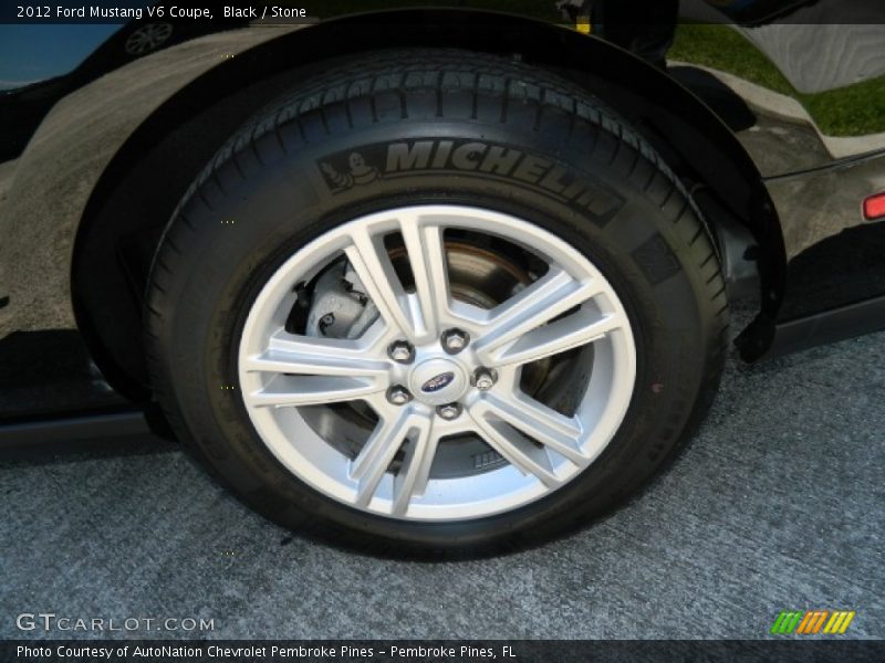 Black / Stone 2012 Ford Mustang V6 Coupe