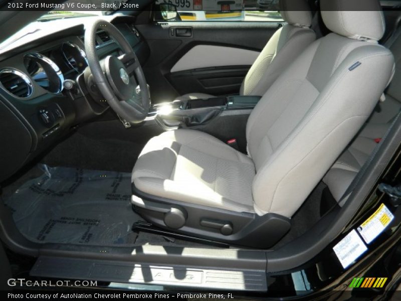 Black / Stone 2012 Ford Mustang V6 Coupe