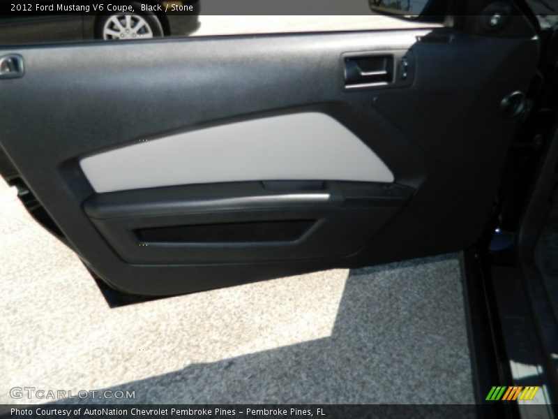 Black / Stone 2012 Ford Mustang V6 Coupe