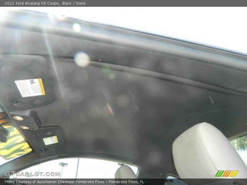 Black / Stone 2012 Ford Mustang V6 Coupe