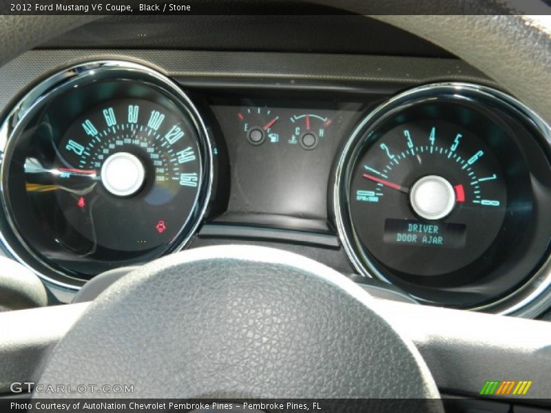 Black / Stone 2012 Ford Mustang V6 Coupe