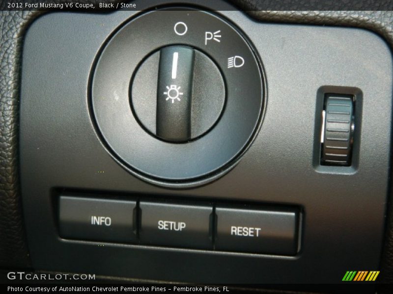 Black / Stone 2012 Ford Mustang V6 Coupe