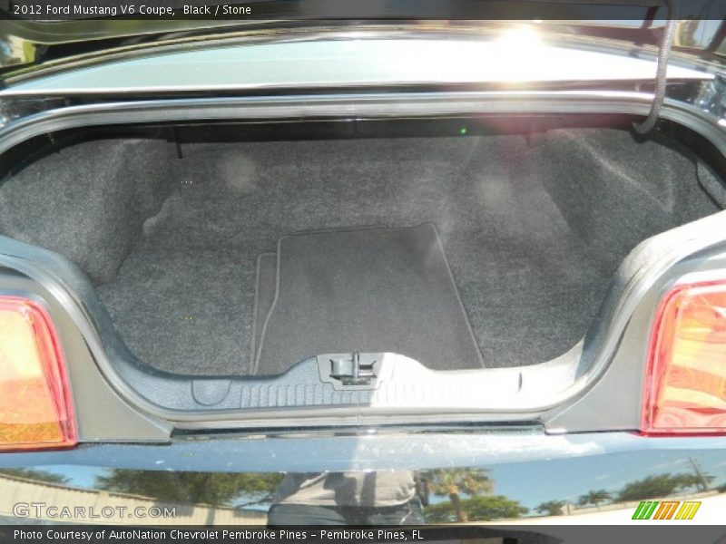 Black / Stone 2012 Ford Mustang V6 Coupe