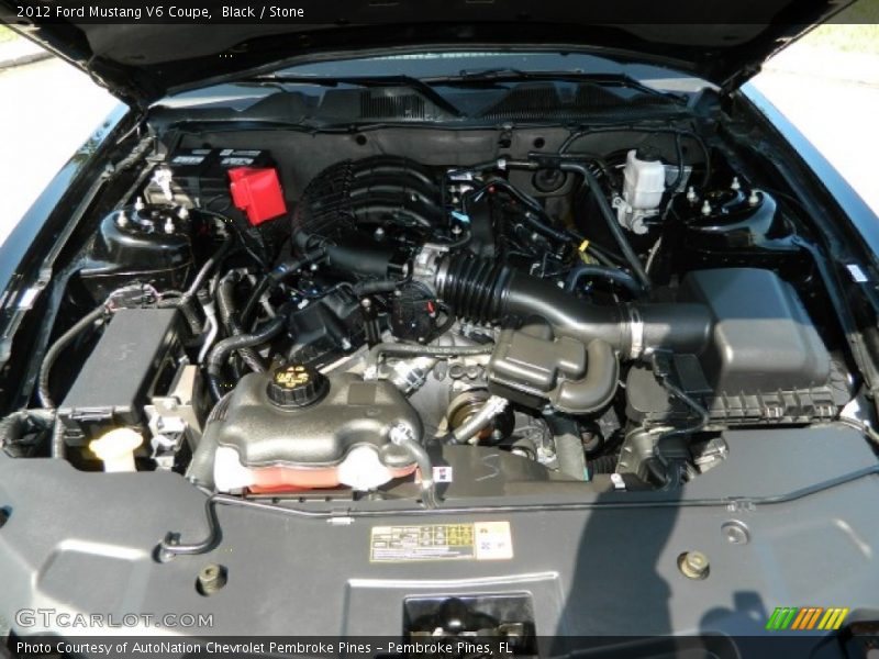 Black / Stone 2012 Ford Mustang V6 Coupe