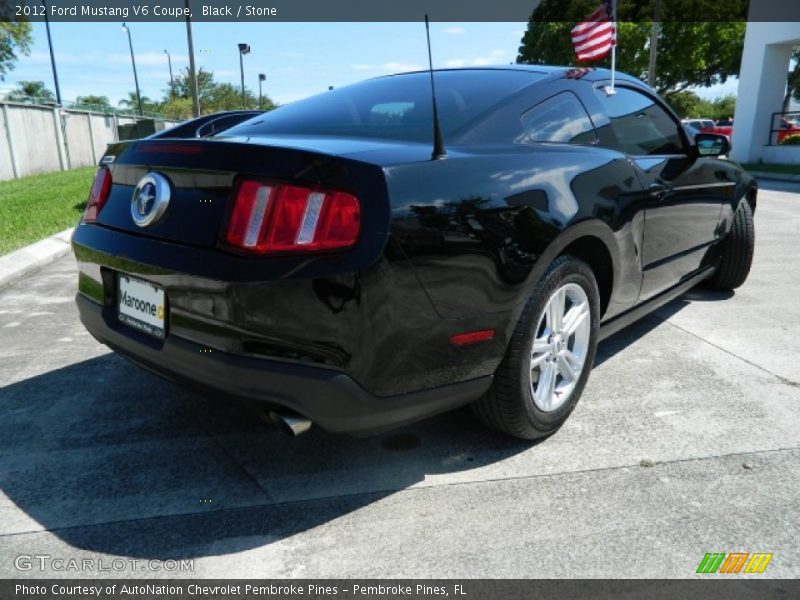 Black / Stone 2012 Ford Mustang V6 Coupe