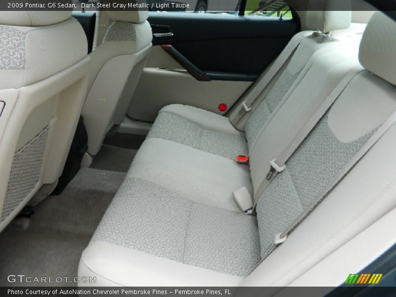 Dark Steel Gray Metallic / Light Taupe 2009 Pontiac G6 Sedan