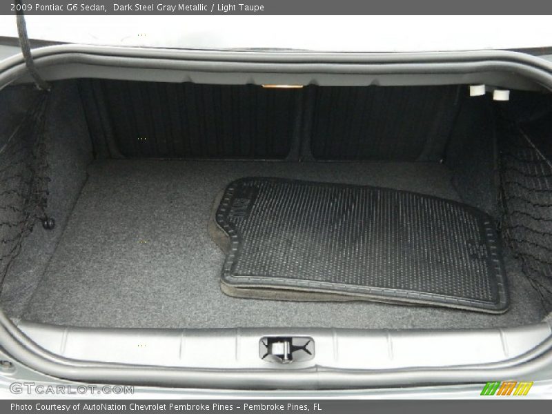 Dark Steel Gray Metallic / Light Taupe 2009 Pontiac G6 Sedan
