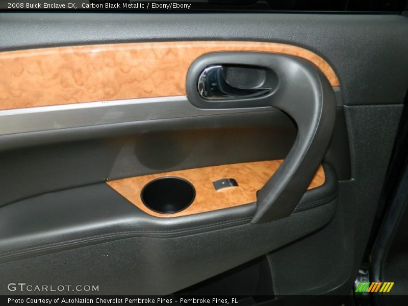 Carbon Black Metallic / Ebony/Ebony 2008 Buick Enclave CX