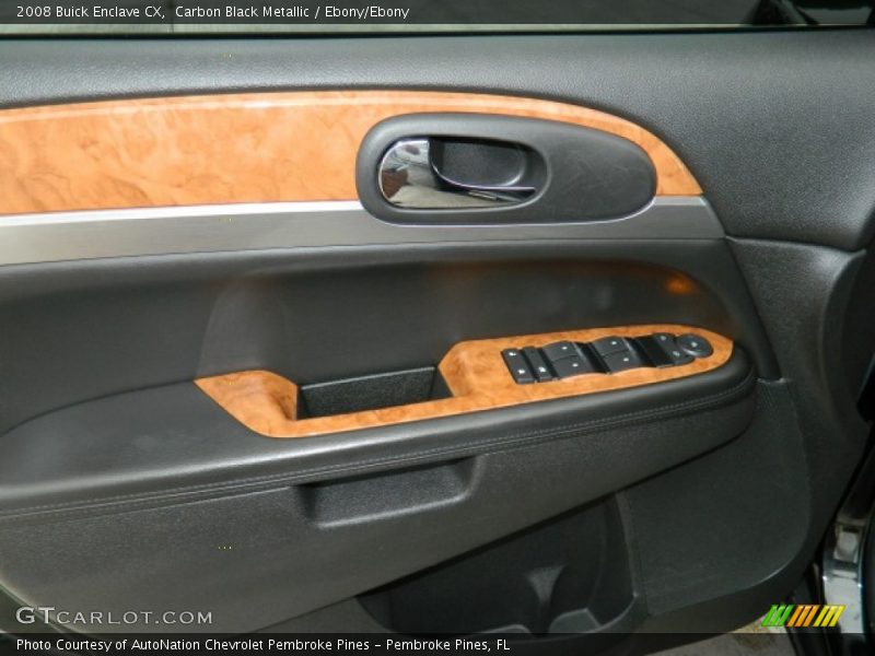Carbon Black Metallic / Ebony/Ebony 2008 Buick Enclave CX