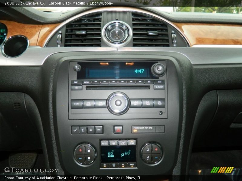 Carbon Black Metallic / Ebony/Ebony 2008 Buick Enclave CX