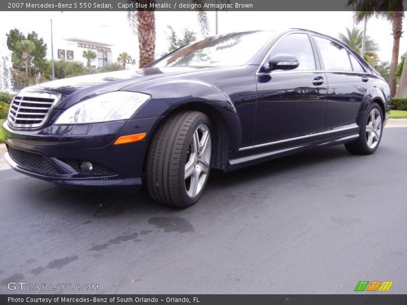 Front 3/4 View of 2007 S 550 Sedan
