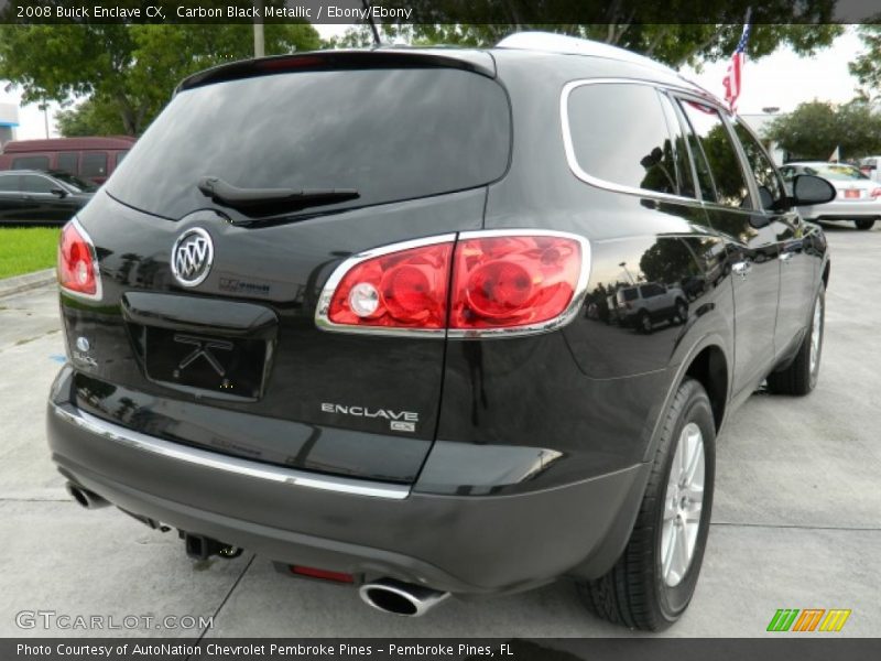 Carbon Black Metallic / Ebony/Ebony 2008 Buick Enclave CX