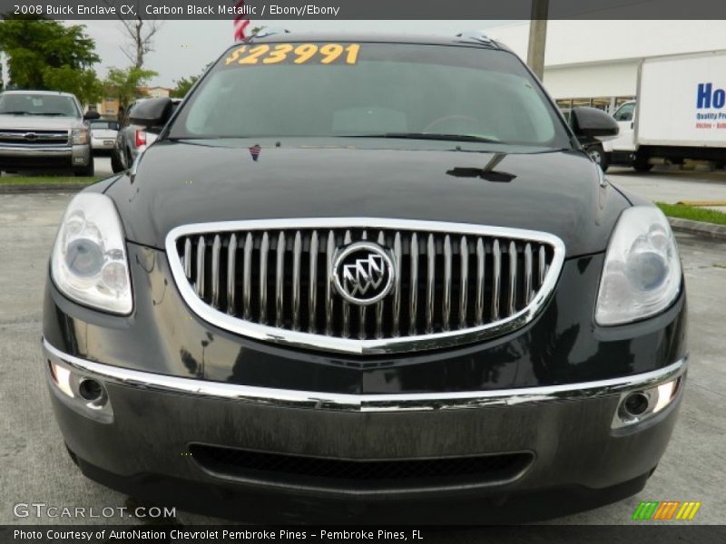 Carbon Black Metallic / Ebony/Ebony 2008 Buick Enclave CX
