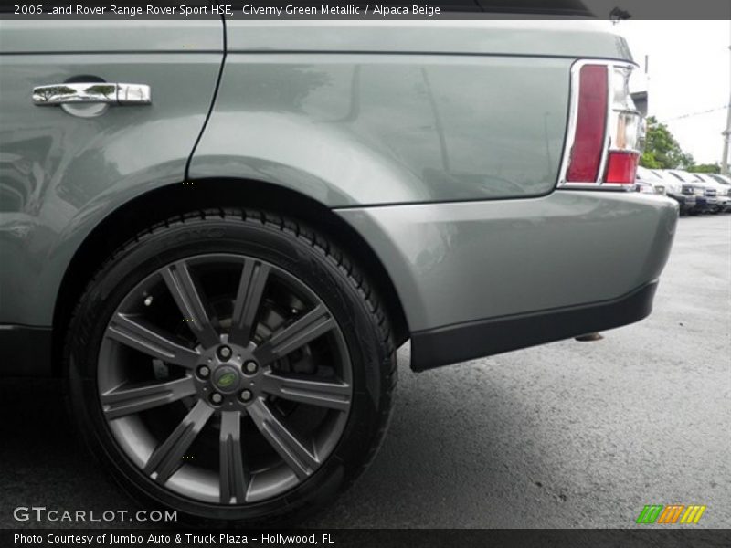 Giverny Green Metallic / Alpaca Beige 2006 Land Rover Range Rover Sport HSE