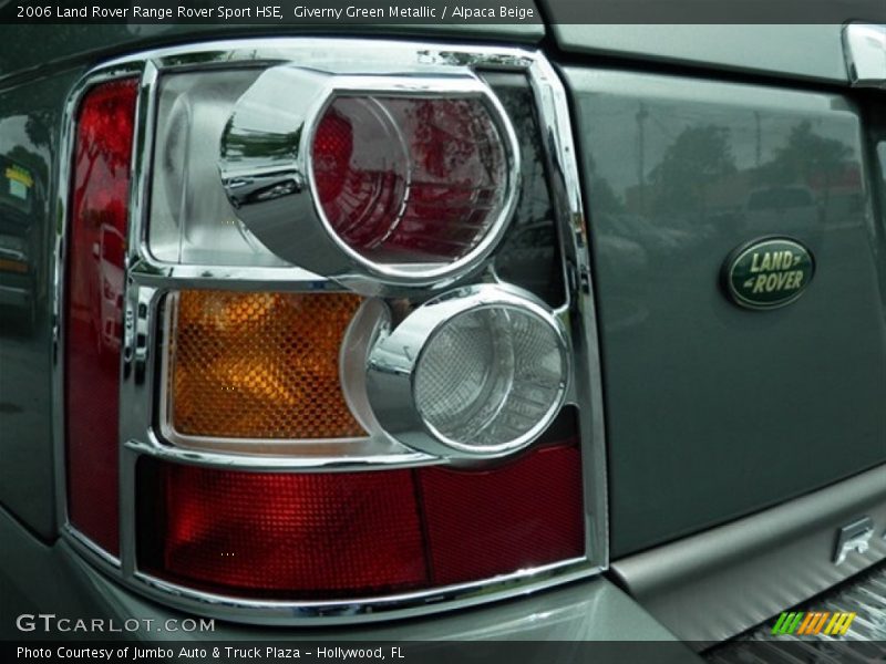 Giverny Green Metallic / Alpaca Beige 2006 Land Rover Range Rover Sport HSE