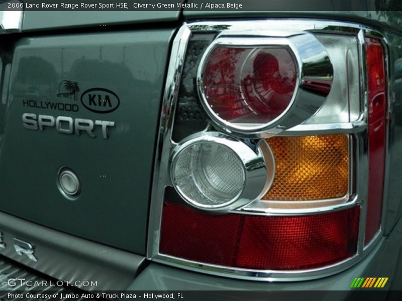 Giverny Green Metallic / Alpaca Beige 2006 Land Rover Range Rover Sport HSE