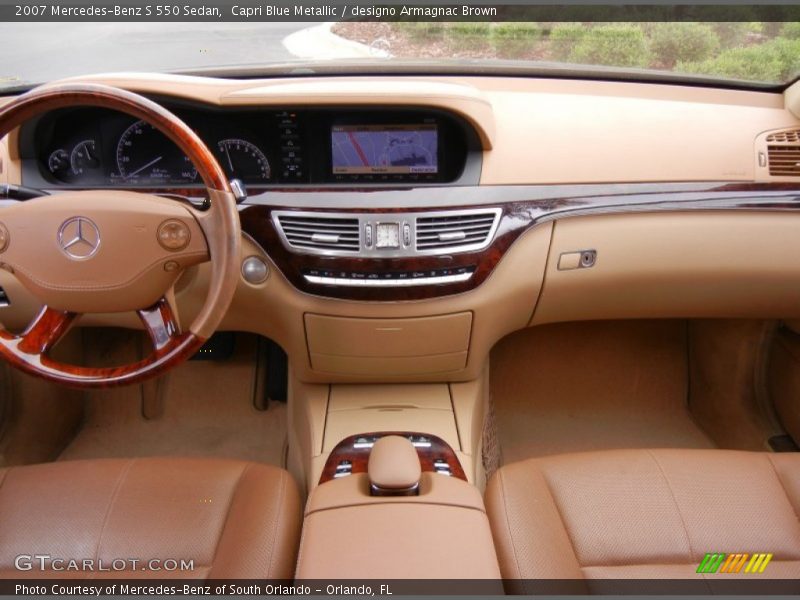 Dashboard of 2007 S 550 Sedan