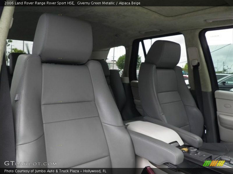 Giverny Green Metallic / Alpaca Beige 2006 Land Rover Range Rover Sport HSE