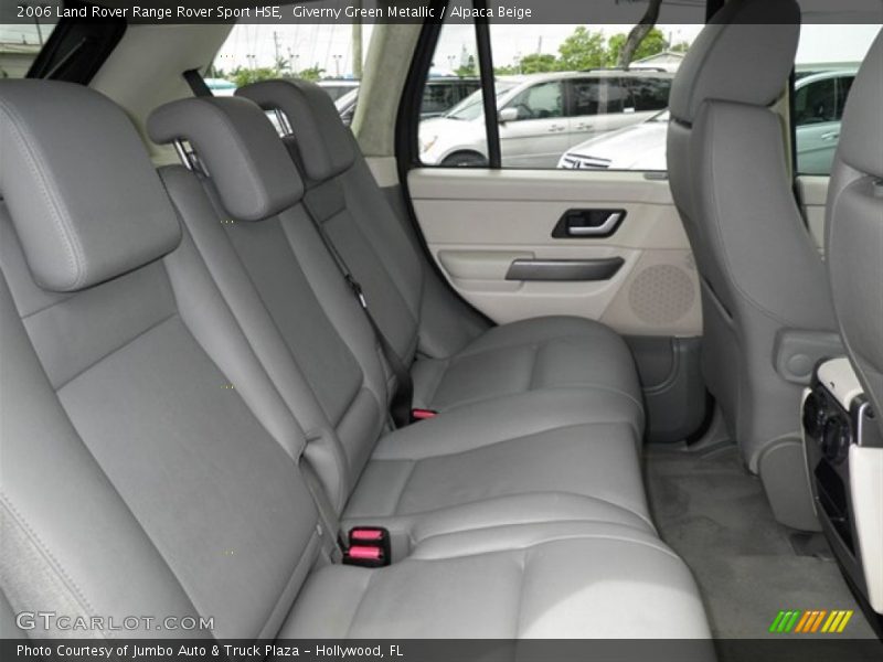 Giverny Green Metallic / Alpaca Beige 2006 Land Rover Range Rover Sport HSE