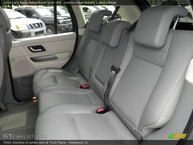 Giverny Green Metallic / Alpaca Beige 2006 Land Rover Range Rover Sport HSE