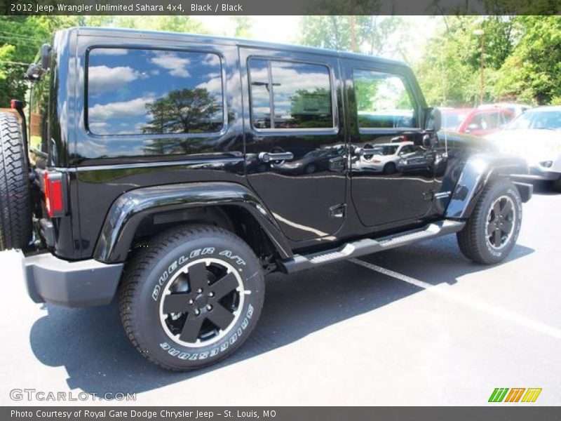 Black / Black 2012 Jeep Wrangler Unlimited Sahara 4x4