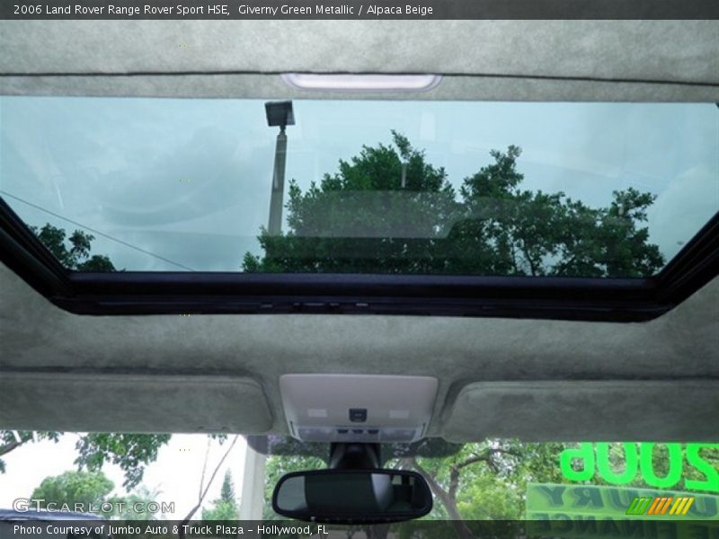Giverny Green Metallic / Alpaca Beige 2006 Land Rover Range Rover Sport HSE